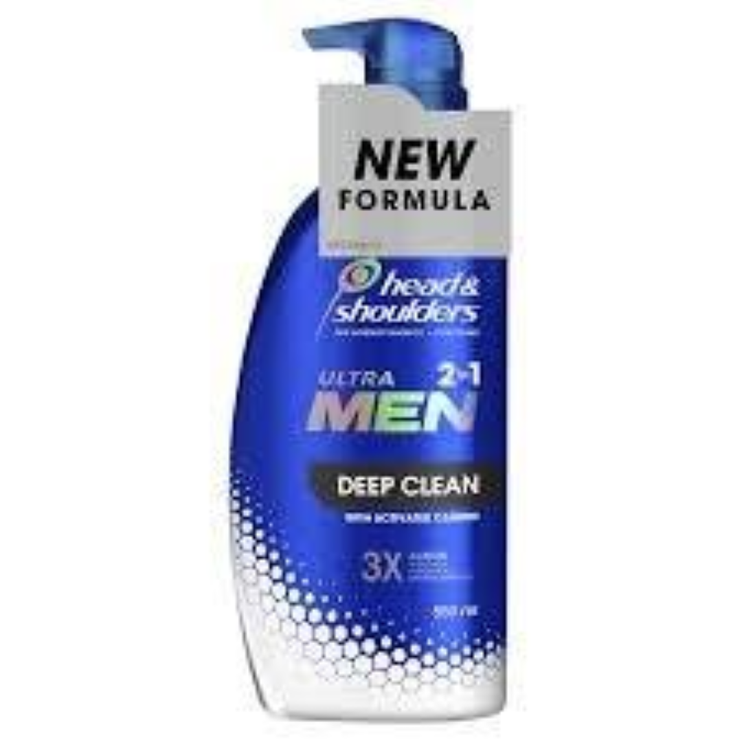HEAD N SHOULDERS MEN 2IN1 DEEP CLEAN 550ML
